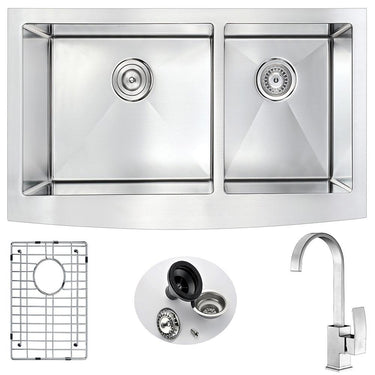 ANZZI ELYSIAN Series K36203A-035B Kitchen Sink Kitchen Sink ANZZI